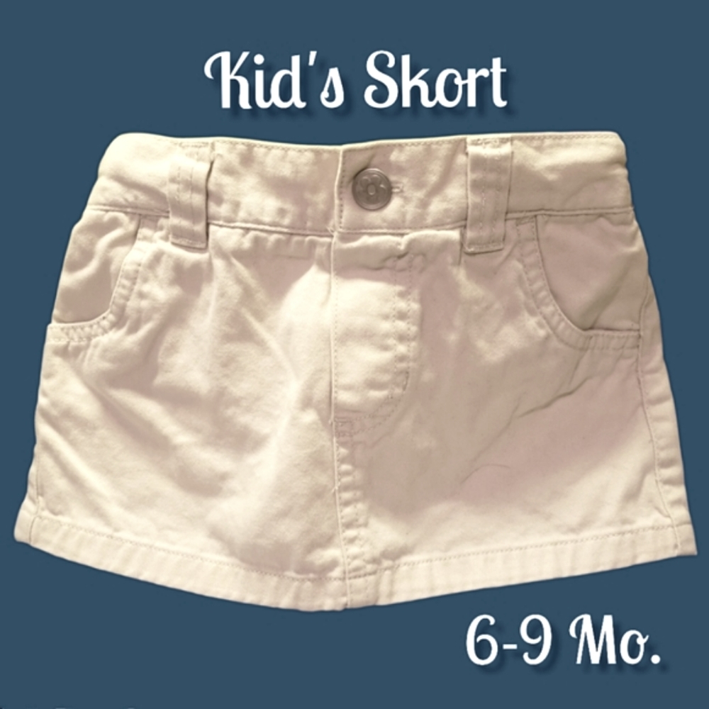 Wonder Kids Infant Baby Beige Tan Skort NWOT